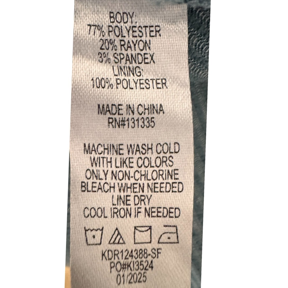 Nine Britton Stitch Fix Sleeveless Square Neck Ribbed Midi Dress Blue Sz Medium - Picture 11 of 12